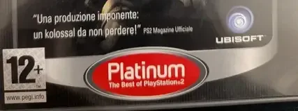 Tom Clancy's Splinter Cell: Pandora Tomorrow, the PEGI square on its front