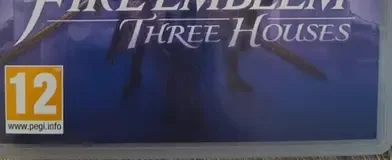 Fire Emblem: Three Houses, the PEGI square on its front