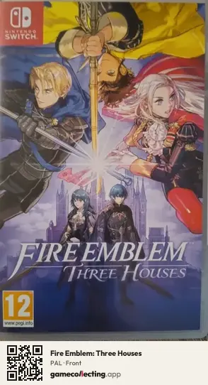 Fire Emblem: Three Houses Nintendo Switch, PAL box front