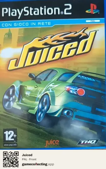 Juiced PlayStation 2, PAL box front