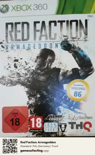 Red Faction: Armageddon Xbox 360, Germany box front