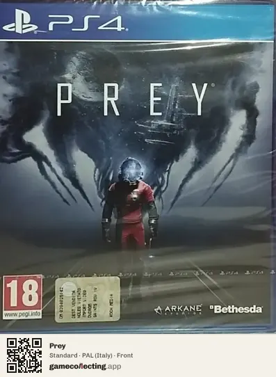 Prey PlayStation 4, Italy box front