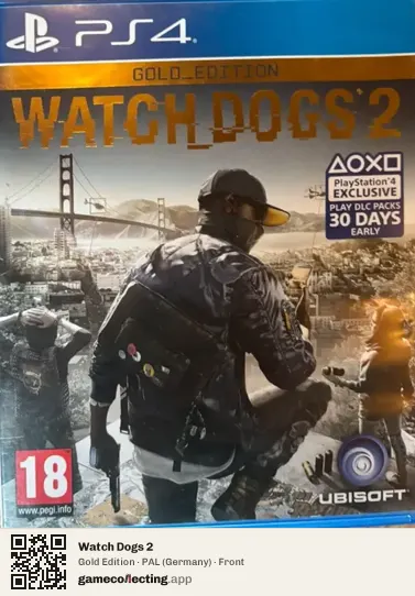 Watch Dogs 2 PlayStation 4, Germany box front