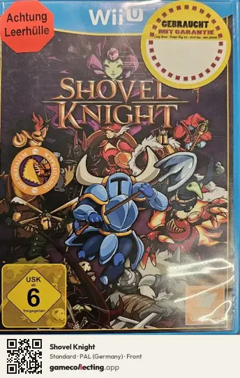 Shovel Knight Nintendo Wii U, Germany box front