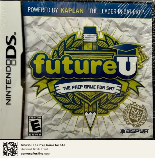 futureU: The Prep Game for SAT Nintendo DS, NTSC box front
