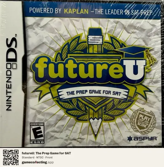 futureU: The Prep Game for SAT Nintendo DS, NTSC box front