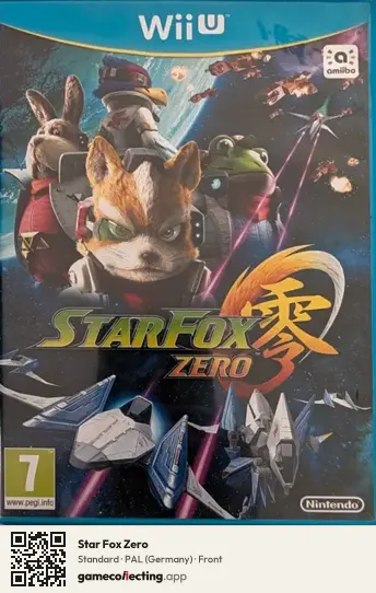 Star Fox Zero Nintendo Wii U, Germany box front