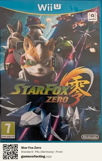 Star Fox Zero Nintendo Wii U, Germany box front