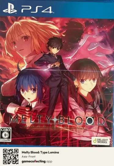 Melty Blood: Type Lumina PlayStation 4, Asia box front
