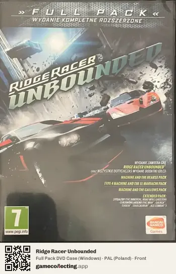 Ridge Racer Unbounded Computer, Poland box front