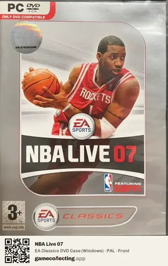 NBA Live 07 Computer, PAL box front