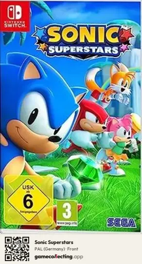 Sonic Superstars Nintendo Switch, Germany box front