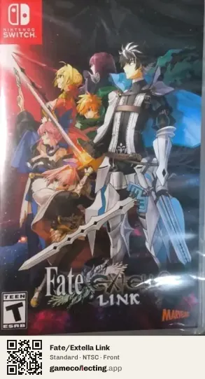 Fate/Extella Link Nintendo Switch, NTSC box front