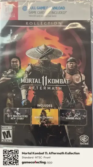 Mortal Kombat 11: Aftermath Kollection Nintendo Switch, NTSC box front