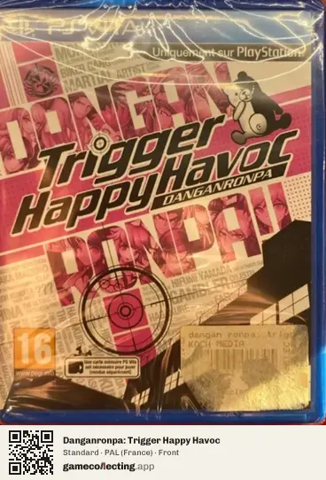 Danganronpa: Trigger Happy Havoc PlayStation Vita, France box front
