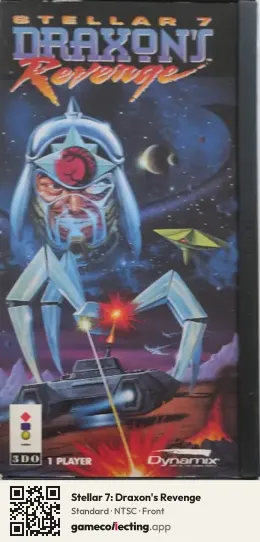 Stellar 7: Draxon's Revenge 3DO Interactive Multiplayer, NTSC box front