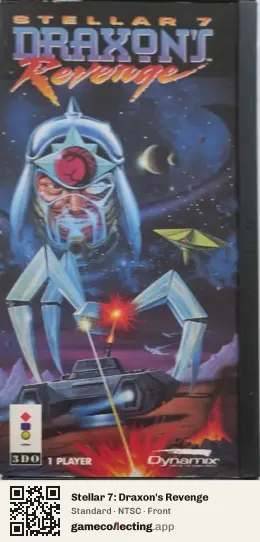Stellar 7: Draxon's Revenge 3DO Interactive Multiplayer, NTSC box front