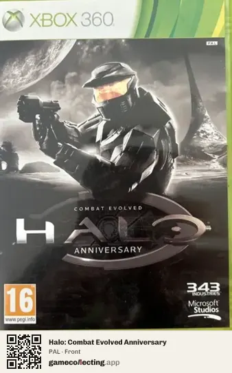 Halo: Combat Evolved Anniversary Xbox 360, PAL box front