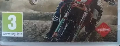 Monster Energy Supercross, the PEGI square on its front