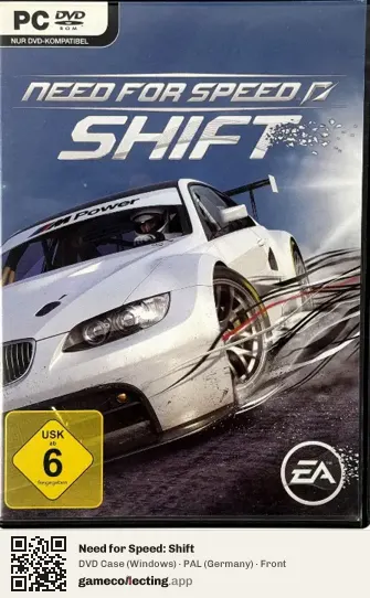 Need for Speed: Shift Computer, Germany box front