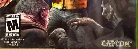 Dead Rising 2, the ESRB box on its front