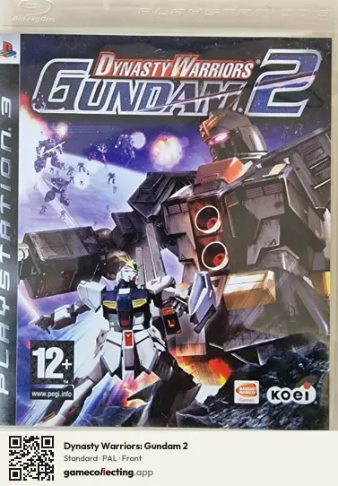 Dynasty Warriors: Gundam 2 PlayStation 3, PAL box front
