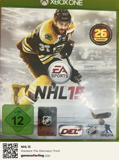 NHL 15 Xbox One, Germany box front