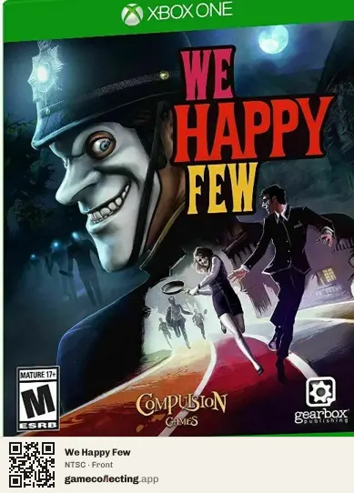 We Happy Few Xbox One, NTSC box front