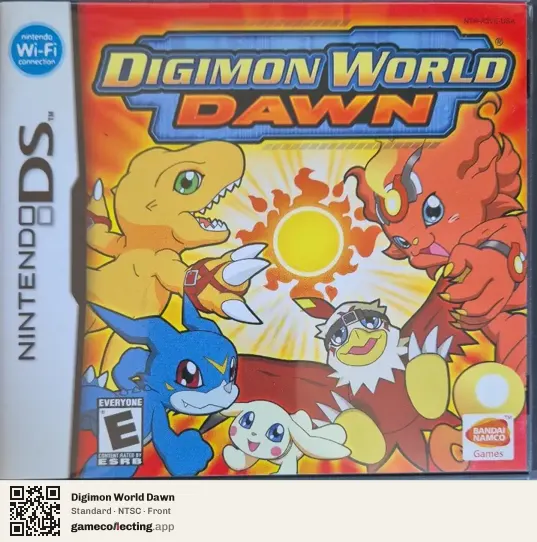 Digimon World Dawn Nintendo DS, NTSC box front
