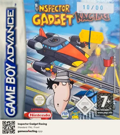 Inspector Gadget Racing Game Boy Advance, PAL box front