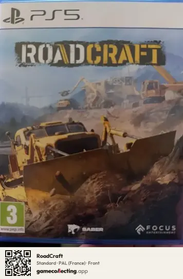 RoadCraft PlayStation 5, France box front