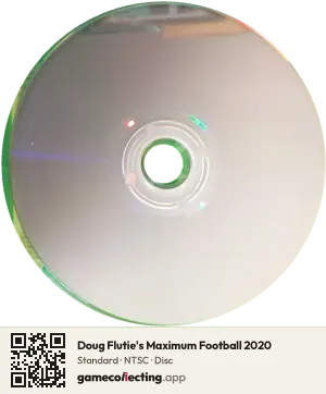 Doug Flutie's Maximum Football 2020 Xbox One, NTSC disc