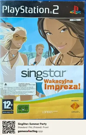 SingStar: Summer Party PlayStation 2, Poland box front