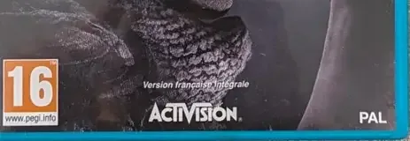 Call of Duty: Ghosts, the PEGI square on its front