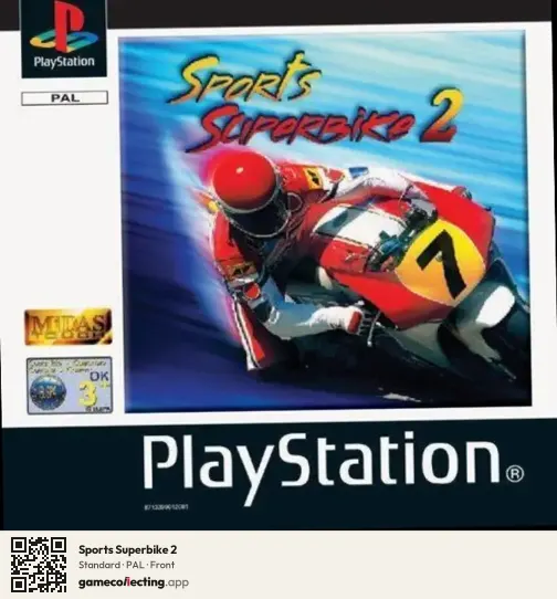 Sports Superbike 2 PlayStation, PAL box front