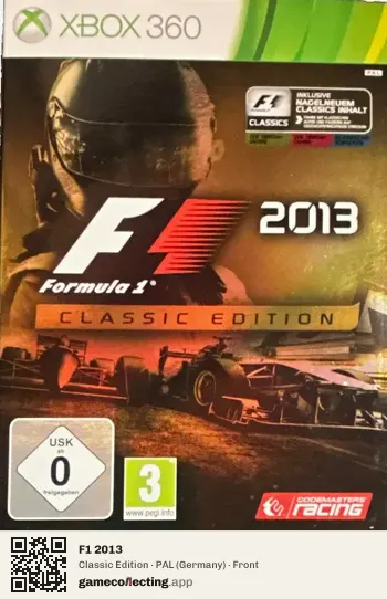 F1 2013 Xbox 360, Germany box front