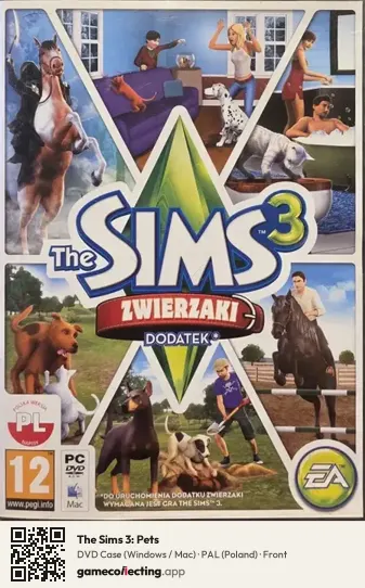 The Sims 3: Pets Computer, Poland box front