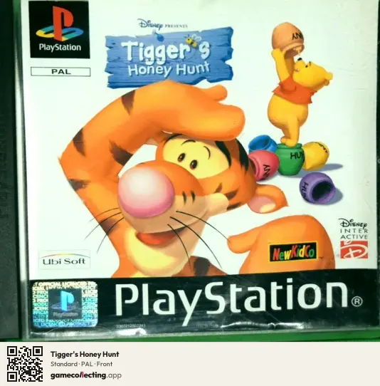 Tigger's Honey Hunt PlayStation, PAL box front