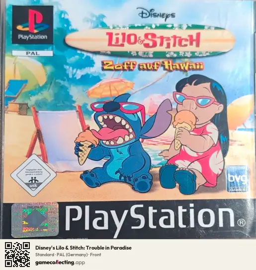 Disney's Lilo & Stitch: Trouble in Paradise PlayStation, Germany box front