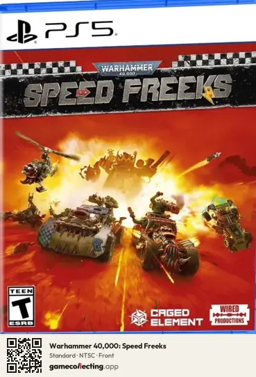 Warhammer 40,000: Speed Freeks PlayStation 5, NTSC box front