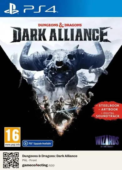Dungeons & Dragons: Dark Alliance PlayStation 4, PAL box front