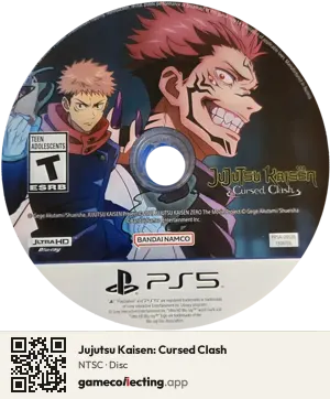 Jujutsu Kaisen: Cursed Clash PlayStation 5, NTSC disc