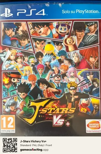 J-Stars Victory Vs+ PlayStation 4, Italy box front