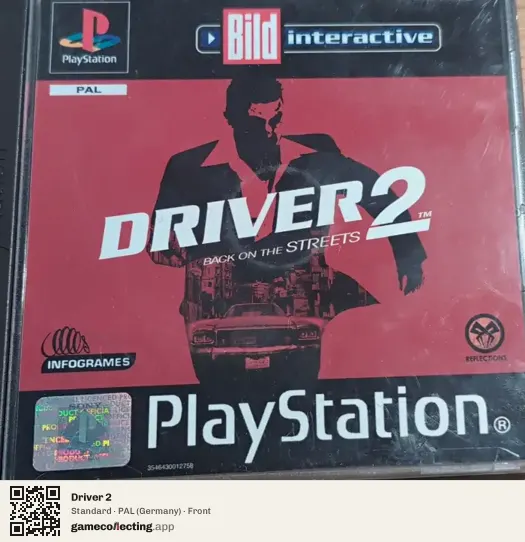 Driver 2 PlayStation, Germany box front