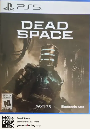 Dead Space PlayStation 5, NTSC box front