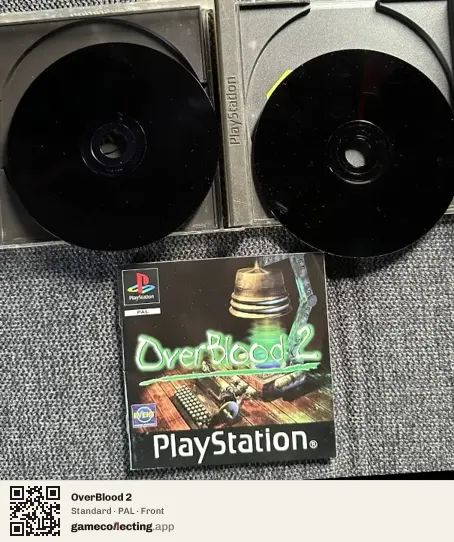 OverBlood 2 PlayStation, PAL box front