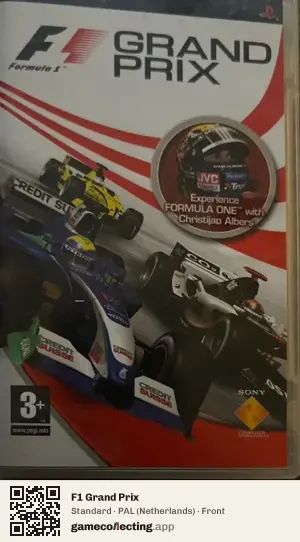 F1 Grand Prix PlayStation Portable, Netherlands box front