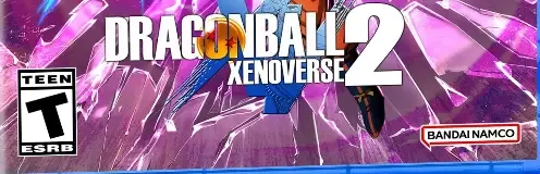 Dragon Ball Xenoverse 2, the ESRB box on its front