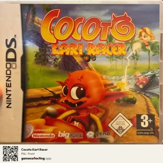 Cocoto Kart Racer Nintendo DS, PAL box front