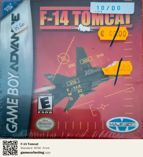 F-14 Tomcat Game Boy Advance, NTSC box front